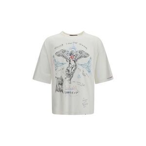 Represent Beige Cotton Men's T-Shirt